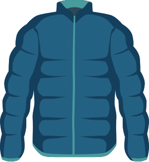 puffy hiking jacket